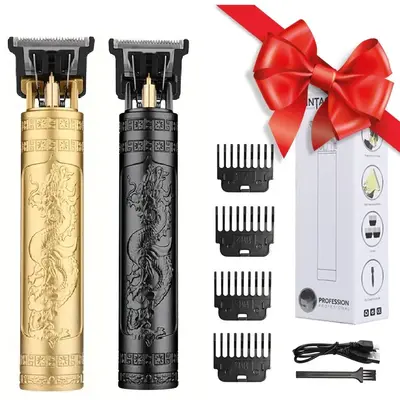 Electric Hair Clipper, 1 Set Rechargeable Hair Trimmer Kit, Professional Hair Shaver for Men, Barber, Stylist, Barbershop, Sa...