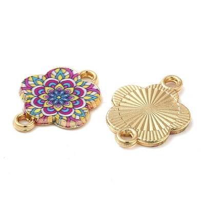 Printed Alloy Enamel Connector Charms