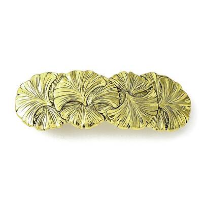 Ginkgo Leaf Alloy Hair Barrettes