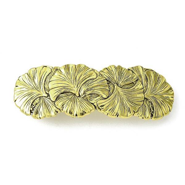 Ginkgo Leaf Alloy Hair Barrettes