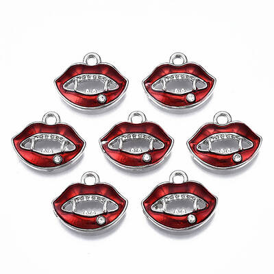 Alloy Enamel Pendants