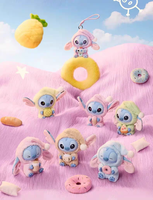 Disney × MINISO Stitch Eat Something Before Sleep Plush Keychain – Adorable Soft Vinyl Bag Charm, Sleepy Snack Series, Cut...