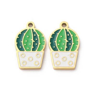 304 Stainless Steel Enamel Charms