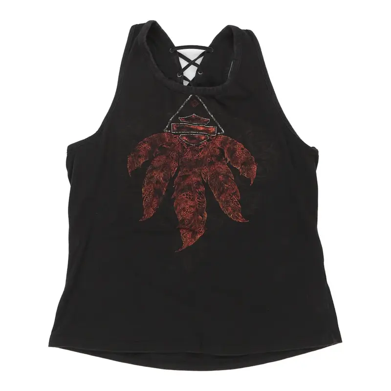 Harley Davidson Top - XL Black Cotton