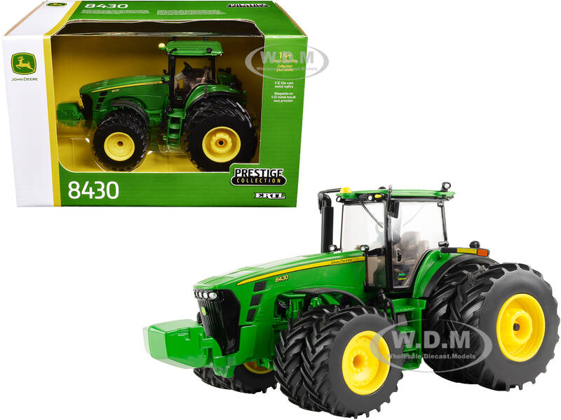 John Deere 8430 Tractor with Dual Wheels Green \