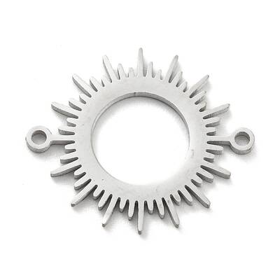 Non-Tarnish 304 Stainless Steel Hollow Connector Charms