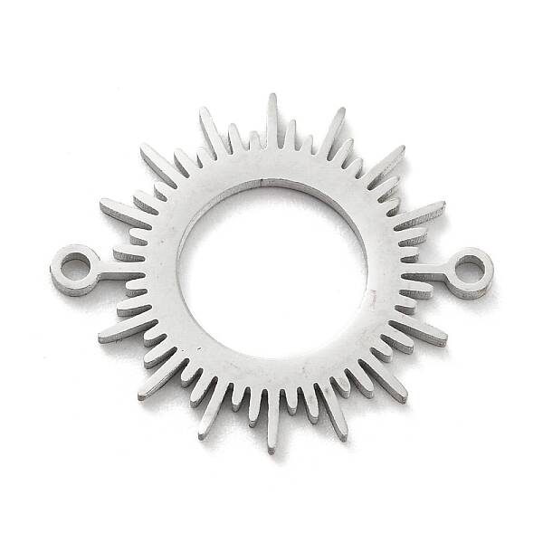 Non-Tarnish 304 Stainless Steel Hollow Connector Charms
