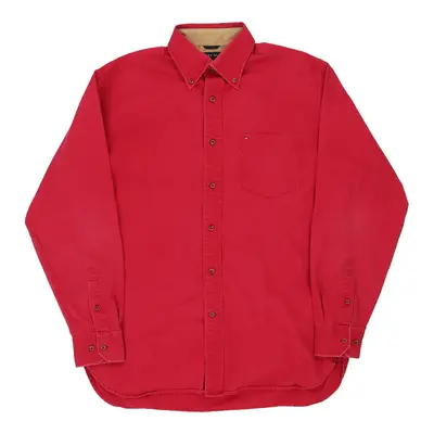 Tommy Hilfiger Shirt - Medium Red Cotton
