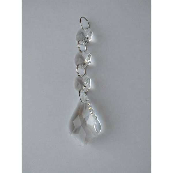 Transparent Glass Pendants for Curtains