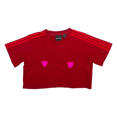 ADIDAS Ivy Park Cropped Womens T-Shirt Red S