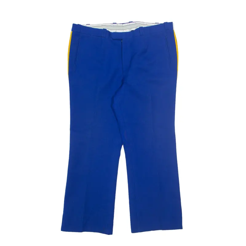 UNIFORMENFABRIK AG Suisse Workwear Uniform Trousers Blue Regular Wide-Leg Mens W40 L28