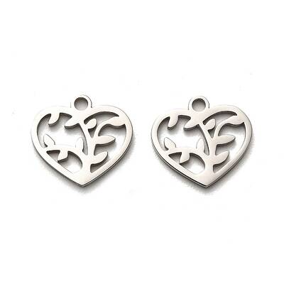 Non-Tarnish Valentine's Day 316 Surgical Stainless Steel Charms