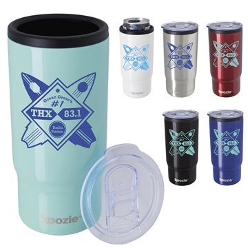 12 Customized Koozie Slim Triple Vacuum Tumbler - 15 oz - Vacuum ...