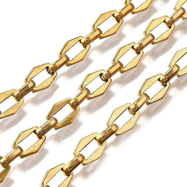 Ion Plating(IP) 304 Stainless Steel Hexagon Link Chains