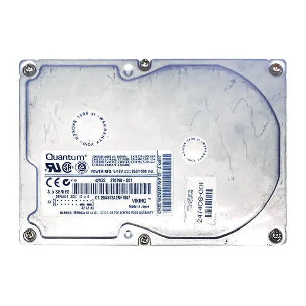 270790-001 HP 4.5GB Ultra SCSI 3.5-Inch Hard Drive
