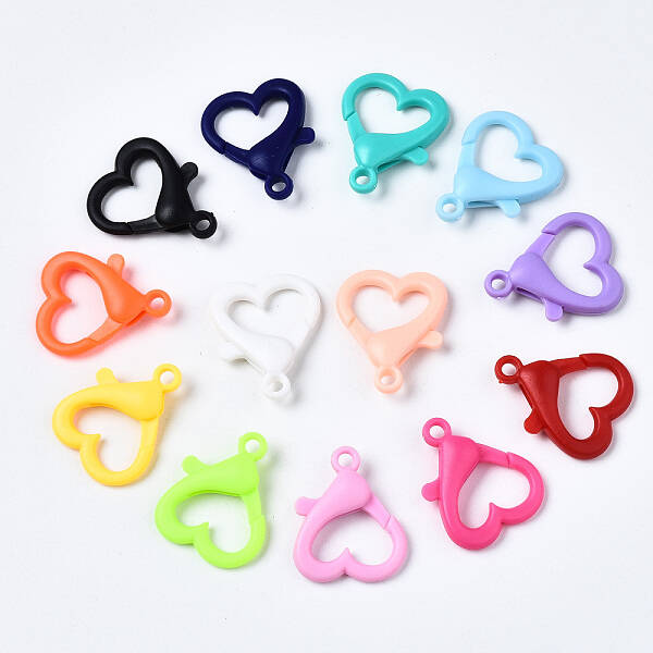 Opaque Acrylic Lobster CLaw Clasps