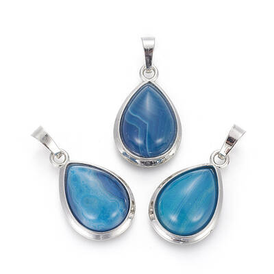 Natural Agate Pendants