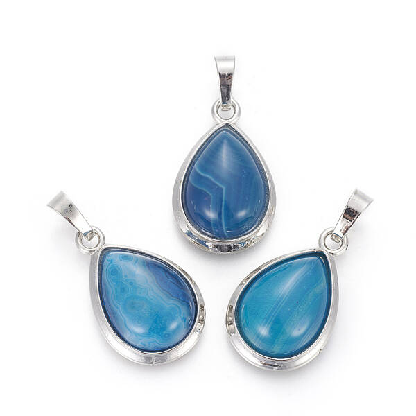 Natural Agate Pendants