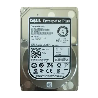 0VXTPX Dell 1TB 6Gb/s SAS 7200 2.5-Inch Hard Drive