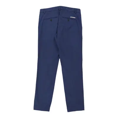Roy Rogers Trousers - 34W 29L Blue Cotton