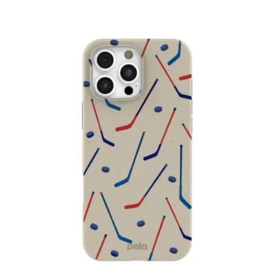 London Fog Pucks and Sticks iPhone 16 Pro Max Case