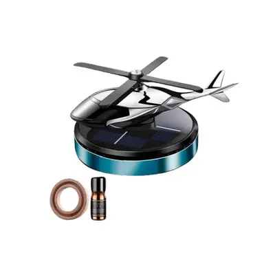 Helicopter Shaped Car Air Fresheners, Rotating Solar Powered Car Freshener, Interior Dashboard Decoration, Car Accessories