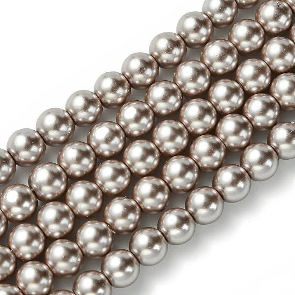 Eco-Friendly Dyed Glass Pearl Beads Strands