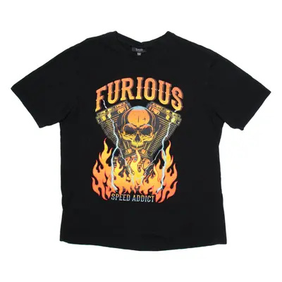SMOG Furious Speed Addict Mens T-Shirt Black 2XL