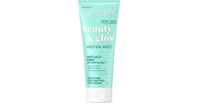 Eveline Cosmetics Beauty & Glow Keep Balance! Mattifying Cream With Detox Effect 75 Ml