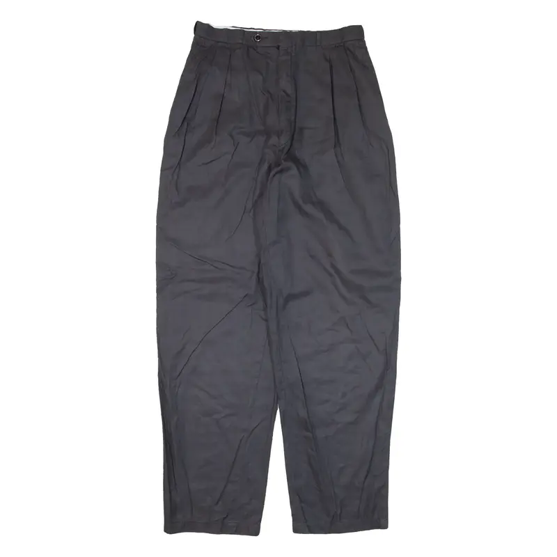 Trousers Grey Loose Tapered Womens W27 L30