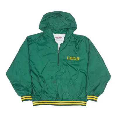 MATMAN Anorak Jacket Green 80s Womens XL