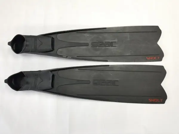 Used Seac Shout S700 Spearfishing Fins - Black - 39/40 (6.5 - 7)