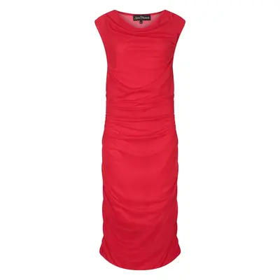 Boudicca Summer Cardinal Red Midi Dress -Inclusive Plus Size up to UK 22 / US 18 | Size: Size UK 20/ US 16 | Color: Red