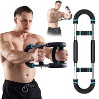 U Shape Arm Trainer Strengthen Chest and Arm Muscles Men's Fitness Trainer Detachable Portable Spring Resistance Home Fitness...