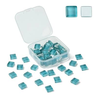60Pcs Transparent Glass Cabochons