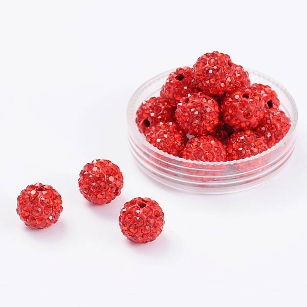 Pave Disco Ball Beads