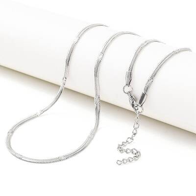 Non-Tarnish 304 Stainless Steel Snake Chain Necklaces for Women