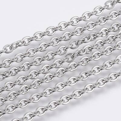 Non-Tarnish 3.28 Feet 304 Stainless Steel Cable Chains