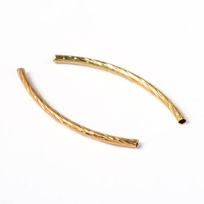 Brass Tube Beads