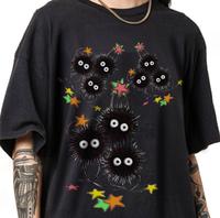 Studio Ghibli Shirt, Soot Sprites T-Shirt, Ghibli Gift, Soot Sprites Hoodie, Anime Fan Gift, Comfort Colors Ghibli, Soot Spri...