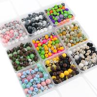 Mixed Sizes Silicone Beads Kit, 64pcs/box Colorful Beads, DIY Jewelry Making Supplies for Bracelet Necklace Earrings Pendant,...
