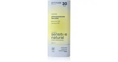 Attitude Sensitive Stick Mineral Tanning Cream Stick for Sensitive Skin 20g