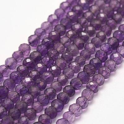 Natural Amethyst Bead Strands