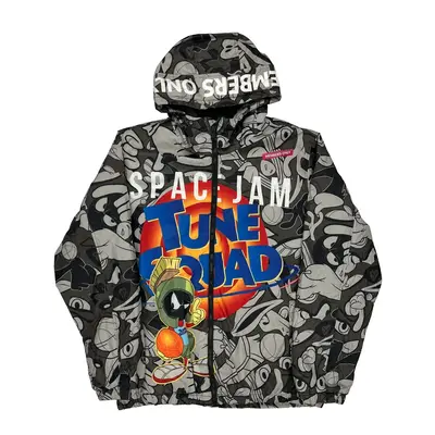 Space Jam Members Only Graphic Jacket - XL Multicoloured Polyester