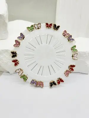 Women's Fashionable Hijab Pin Set, Mixed Color Scarf Clips, Stylish Clothing Accessories, Perfect for Daily Wear & Special Oc...