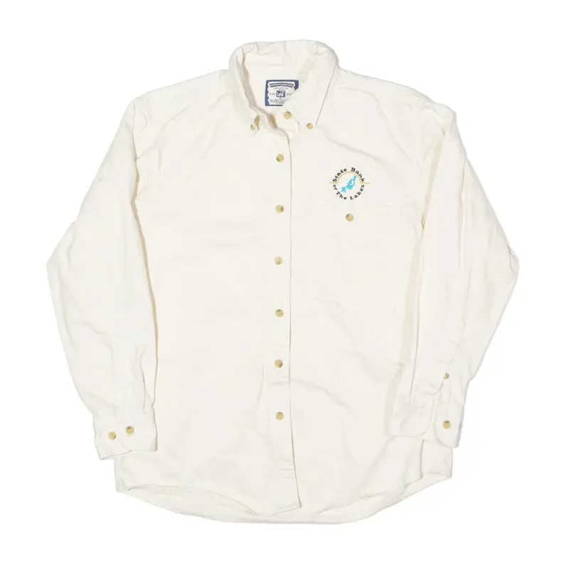 LEE Denim Shirt Cream Long Sleeve Womens S