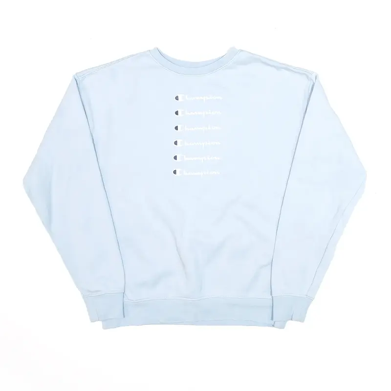 CHAMPION Sports Blue Sweatshirt Mens XS