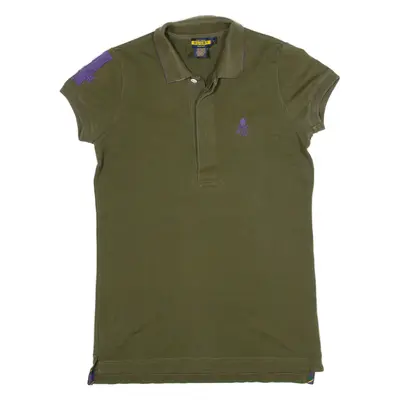 RRL BY RALPH LAUREN Rugby Womens Polo Shirt Green S