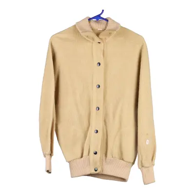 Unbranded Collared Cardigan - Medium Beige Wool