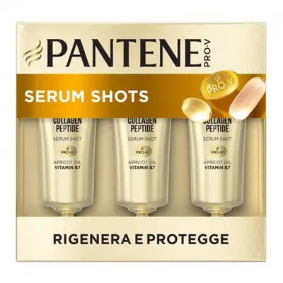 Pantene Pro-V Serum Shots 3 Ampoules of 15 ml Regenerates & Protects With Vitamin B7 45 ml